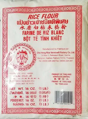 6 bags of Rice Flour 6x16oz Bag by Erawan Thailand Brand New Free Shipping