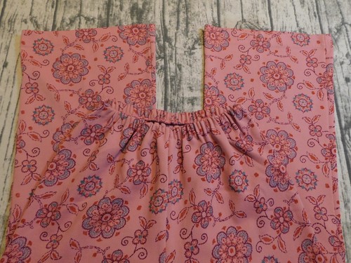 VTG FLARE PANTS 60's 70s POLY FLORAL GROOVY HIGH WAIST HIPPIE WOMENS w 22"-32" - Picture 2 of 12