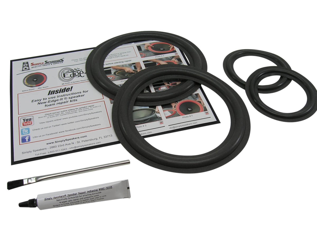 Speaker Foam Surround Repair Kit For Infinity Kappa 5.1 / Series II Woofers