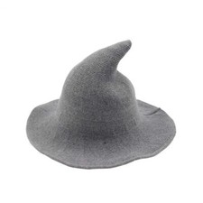 Women's Witch Wool Knit Hat for Halloween Masquerade Cosplay or Daily Wear