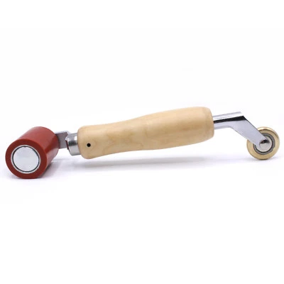 Profi Andrückrolle Kombi Silikon Messing Rolle Andrückwalze 45mm Dachdecker Neu - Bild 1 von 2