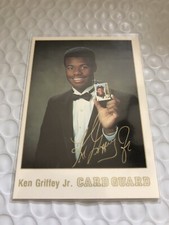 1991 Card Guard Ken Griffey Jr Gold Edition Signature Card Mariners HOF