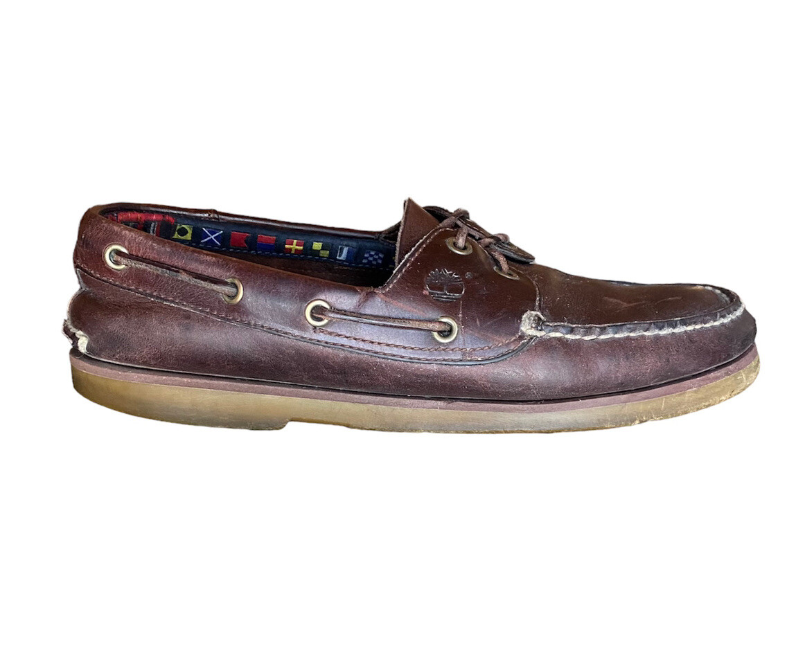 Timberland Mens Leather Echobay Boat Shoes Size 10 M Loafer Timberland Mens Leather Echobay Boat Shoes Size 10 M Loafer