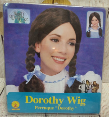 Rubie's Warner Bros The Wizard Of Oz Dorothy Wig Kid's One Size Brown Halloween