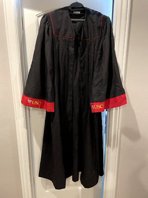 usc graduation dress USC Bachelors Graduation Gown Herff Jones Black - Multiple Sizes