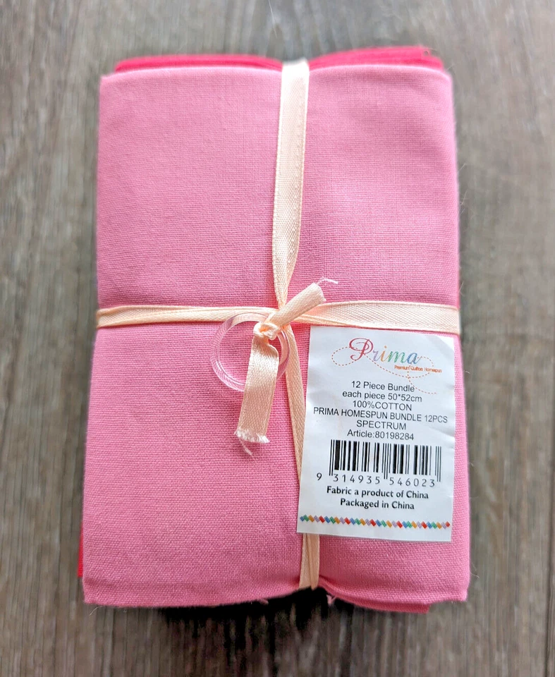 Prima Homespun Fabric Brights Bundle 12 Pack - 100% Cotton - Image 2 of 4