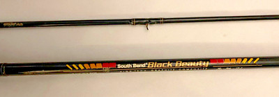 SOUTH BEND 2pc 8.5' GRAPHITE BLACK BEAUTY FLY ROD #3685 FOR 6-7lb