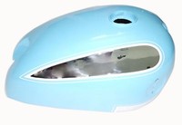 Ariel Square Four 4G 1000Cc Blau Lackierter & Chrom Benzintank Aes