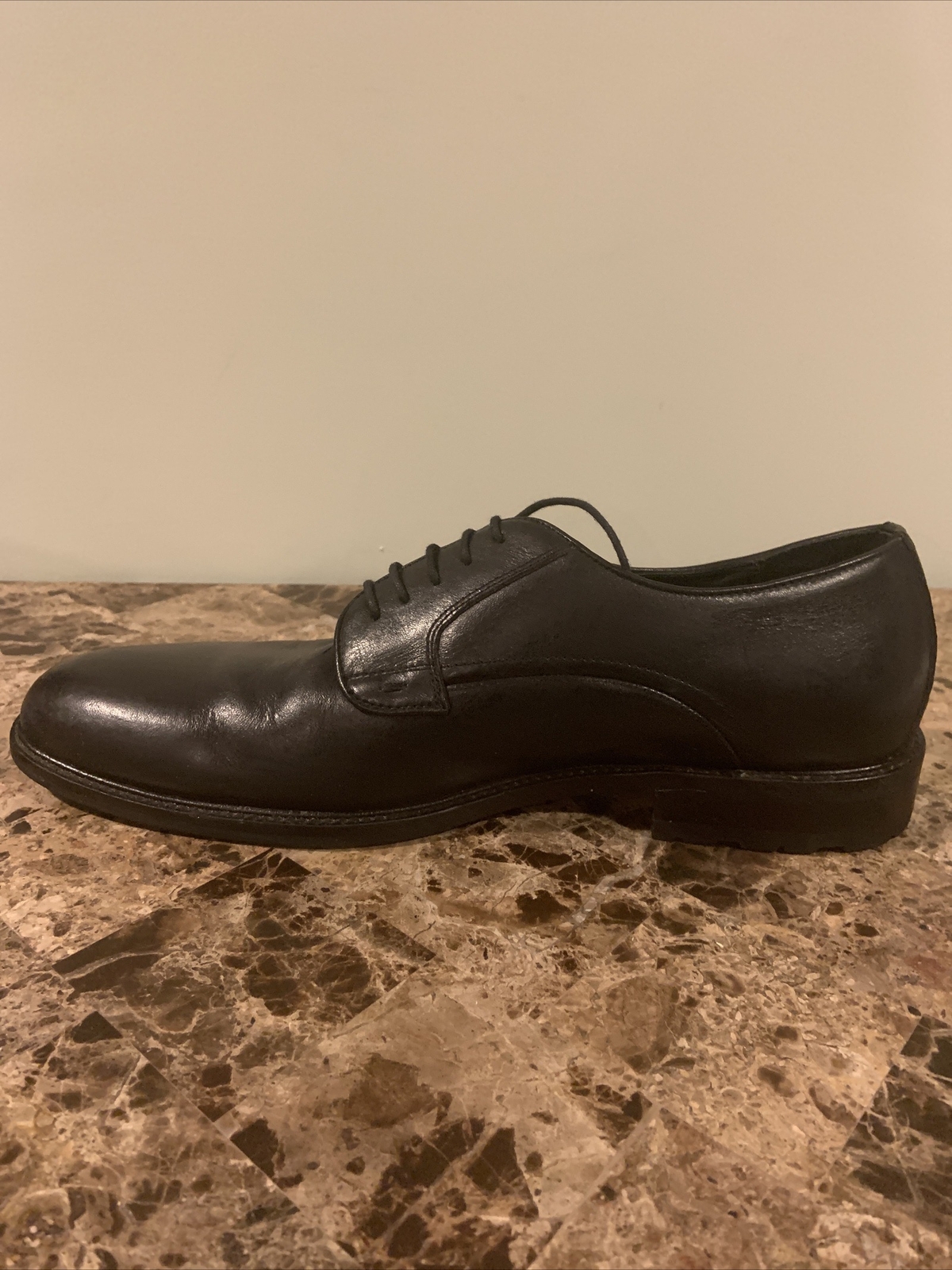 SAOLA Scarpe eleganti Rush Gordon Rush Derby CapToe da uomo US 11 5 in pelle nera