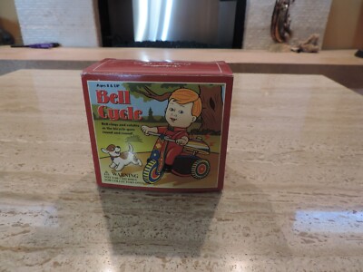 Vintage 1990's Schylling 'New, Old Stock' Tin Toy - Bell Cycle
