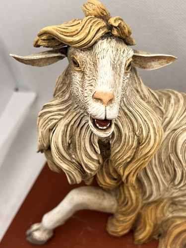Pecora Animale Da cortile Presepe Napoletano Scena Campestre 19x13Cm cm argilla - Foto 13 di 19