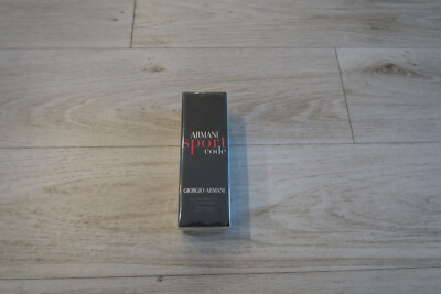 Armani Code Sport Giorgio Armani Men 2.5 oz 75 ml Eau De Toilette Spray 2011 NEW