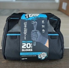 Grease Monkey Gorilla Grip 20 Pairs Mechanic Maximum Gripping Gloves Large W Bag