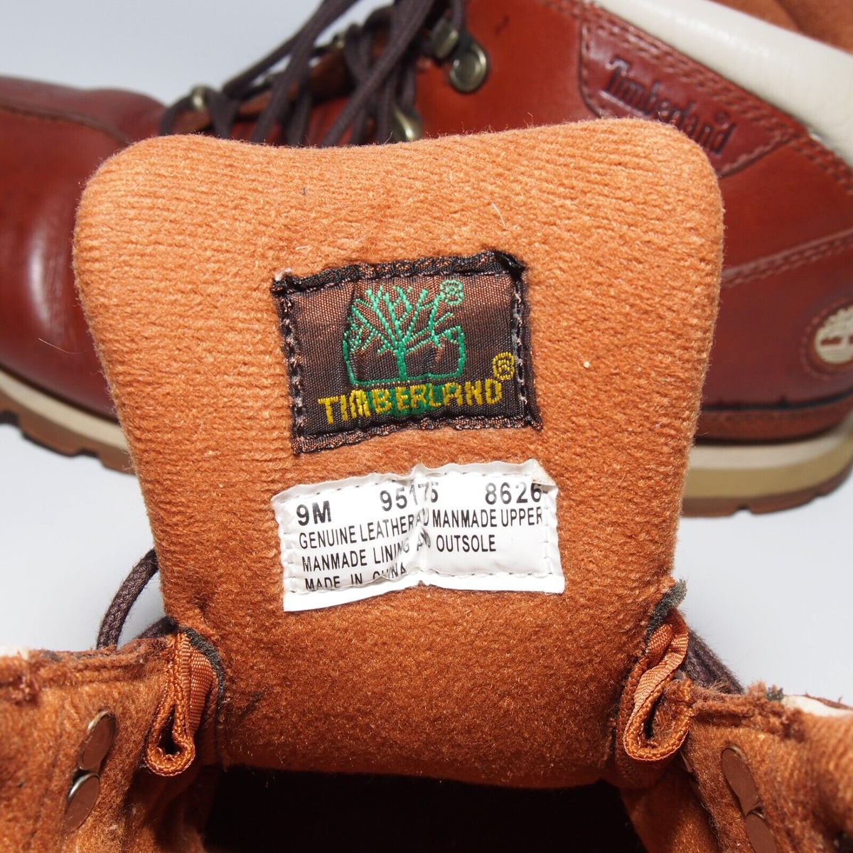 Timberland Split Rock Size 9M Brown Leather Lace-Up Ankle Boots
