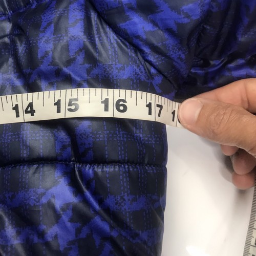 TOMMY HILFIGER Youth QUILTED HOODIE JACKET BLUE BLACK XL TG/XG 16 R041022 - Picture 7 of 8
