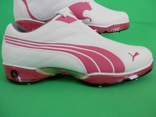 puma AMP cell fusion mens size 11 golf shoes pink rickie fowler athletic sneaker Rickie Fowler Puma AMP CELL FUSION Pink Golf Cleat Shoe Men  main image 4