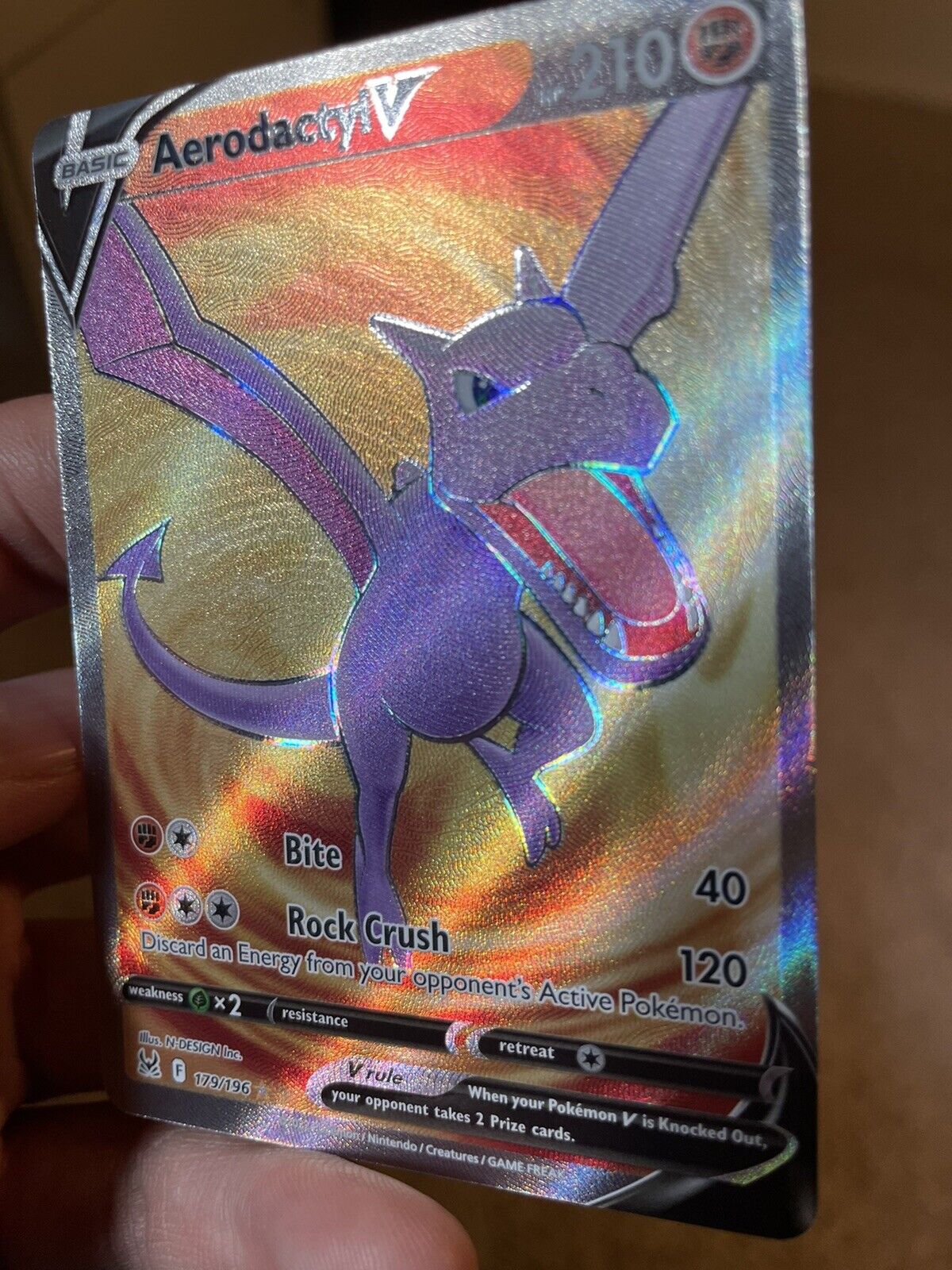 Aerodactyl V Alternate Full Art Pokemon Card for Sale in Memphis, TN -  OfferUp