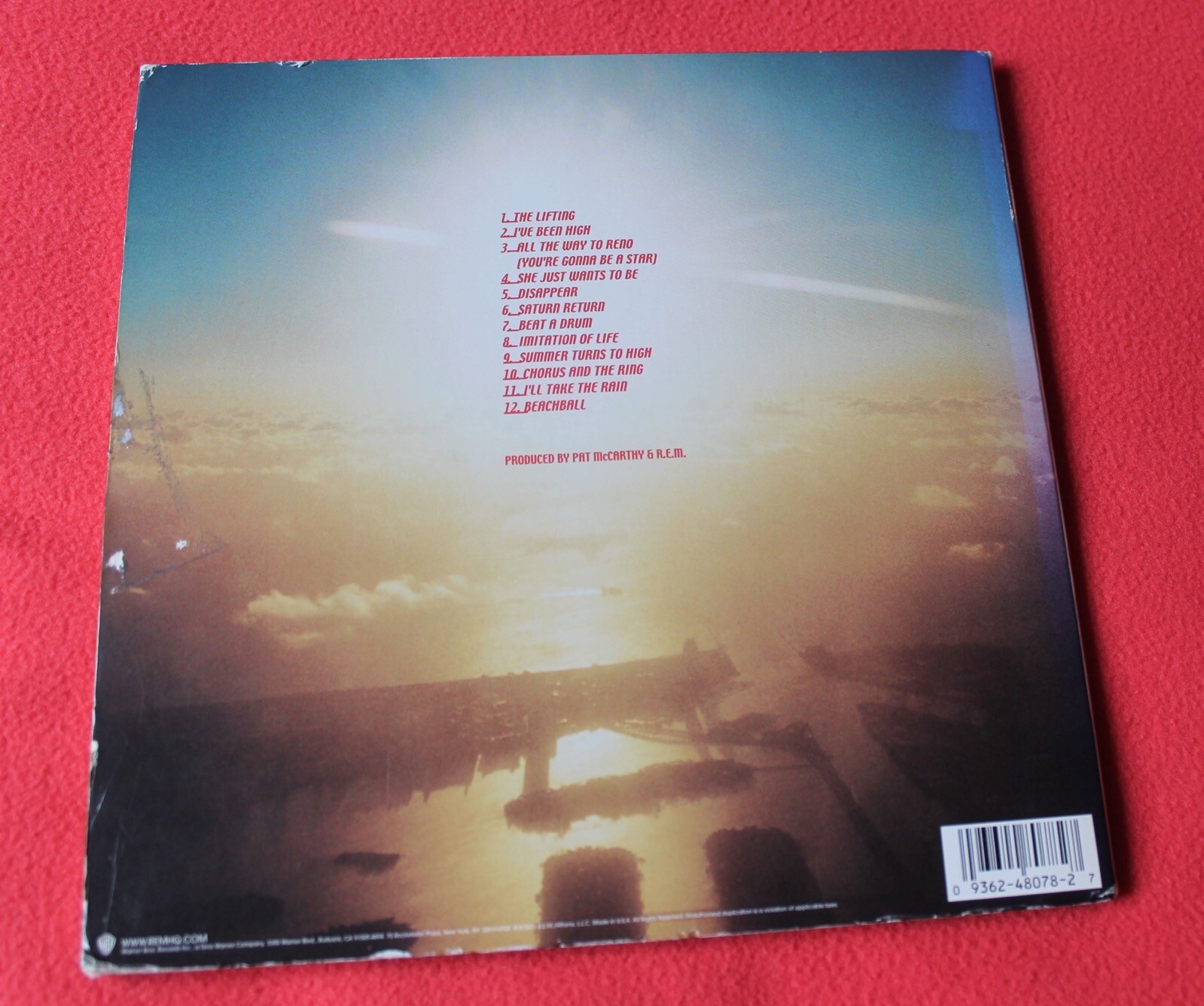 REM ‘Reveal' RARE Limited Edition Slipcase & 7” 40Page Book & CD Album