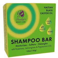 Doyley's Haitian  Castor Oil Moisturizing Shampoo Bar 5oz | Softens & Detangles