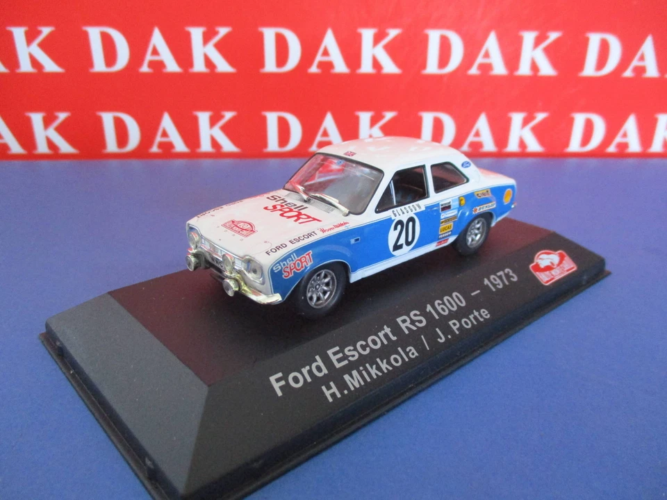 Die cast 1/43 Modellino Auto Ford Escort RS 1600 Rally Monte Carlo 1973 Mikkola - Immagine 2 di 4