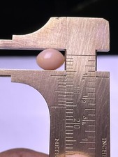 2.9ct Natural Conch Pearl in a Baroque Shape with light pink spotted color