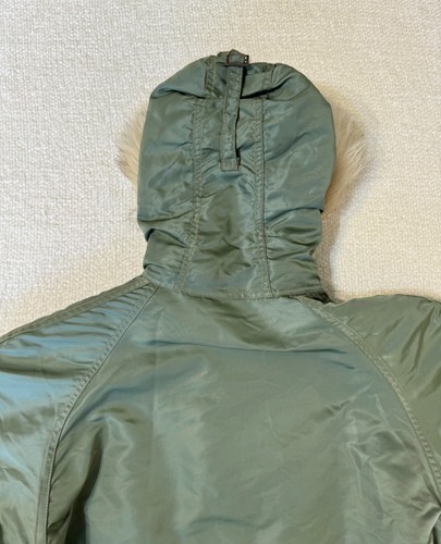 Vintage 60s-70s-80s Flying Parka N-3B Jacket Snorkel Hood Serval Zip Men's Sz L - Picture 18 of 24