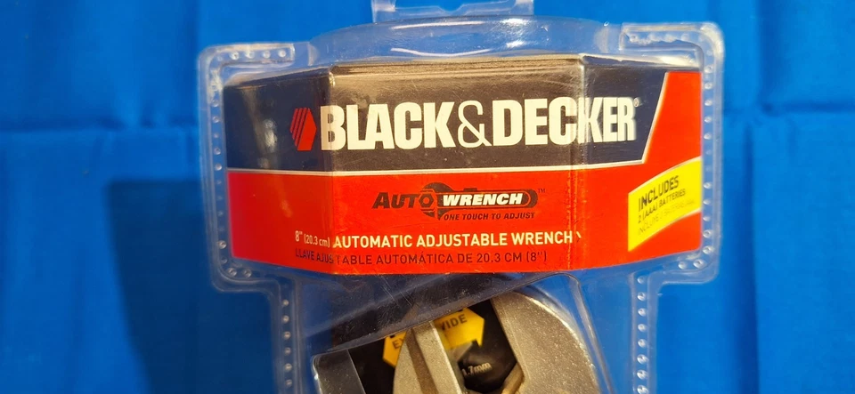 Black & Decker 8" Llave de ajuste automático AAW100 extra ancha 1-1/4"" Foto 2 de 4