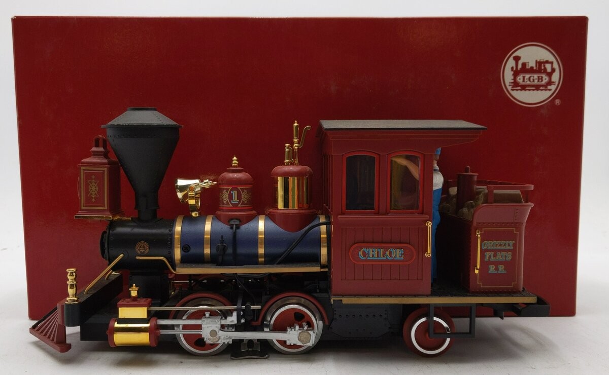 LGB 20130 G Scale Grizzly Flats Chloe Steam Locomotive EX/Box | eBay