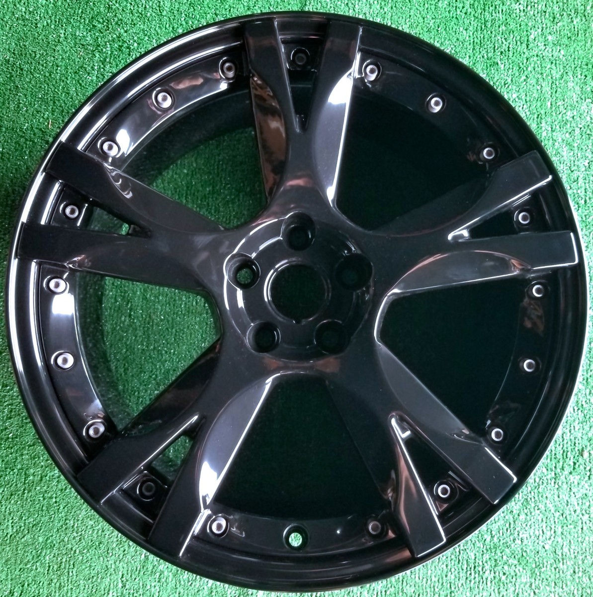 Factory Lamborghini Gallardo LP560 Wheel Callisto Black OEM 19