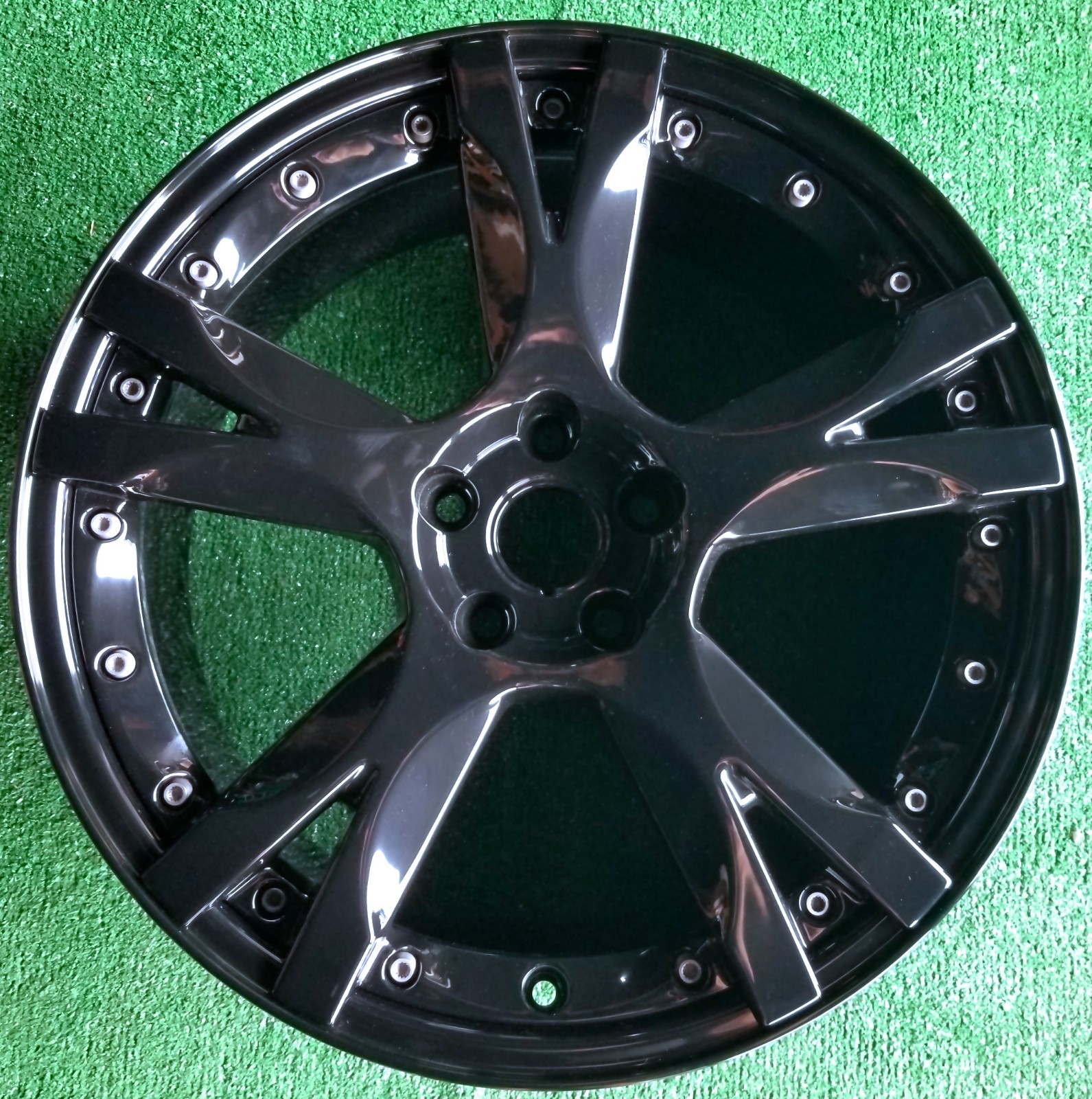 Factory Lamborghini Gallardo LP560 Wheel Callisto Black OEM 19 Front 400601017CA