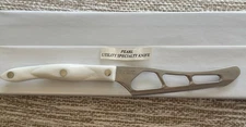 NEW - CUTCO 1764 KP Traditional Cheese Knife 5-3/8" Blade 10-1/2" White Handle, 