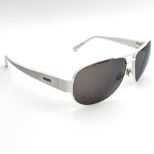 Fossil Unisex MS4066 BERKLEY White Aviator Style Sunglasses for Frame