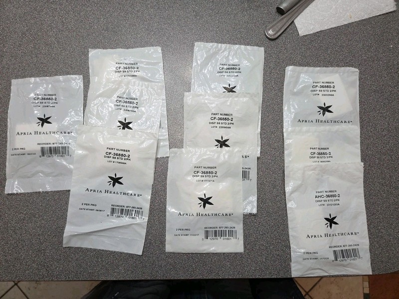 Lot of 10 Packs (2 Per) Apria Healthcare Felt Pollen Filter ResMed CF-36850-2