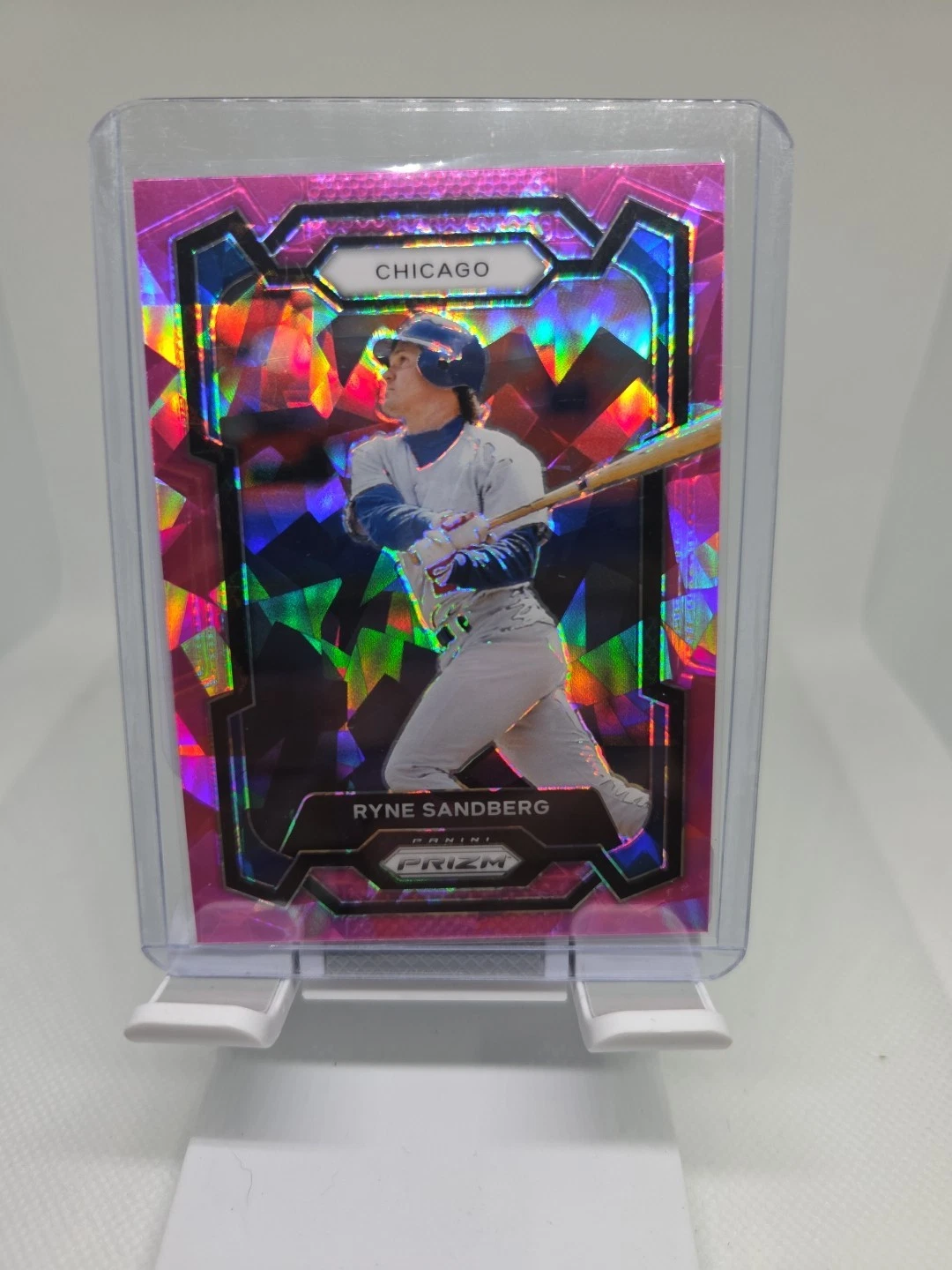 2024 Panini Prizm - Ryne Sandberg #211 Pink Ice Prizm