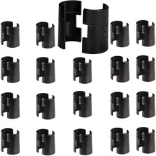 Wire Shelf Clips, Wire Shelving Shelf Lock Clips 20 Pairs 40 Pieces for 1" Post,