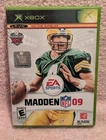 Madden NFL 09 (Microsoft Xbox, 2008) Complete w/ Manual CIB Tested Original