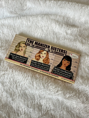 New The Balm Cosmetics The Manizer Sisters Luminizing Collection. Touched Once