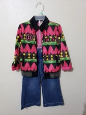 Lil Miss Hollywood jacket and jean set, size 2T
