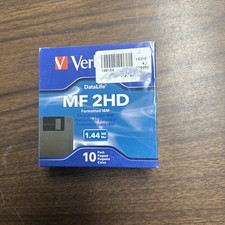 Verbatim DataLife MF 2HD 3.5" Microdisks Microdiscs 10 pack Formatted-IBM New