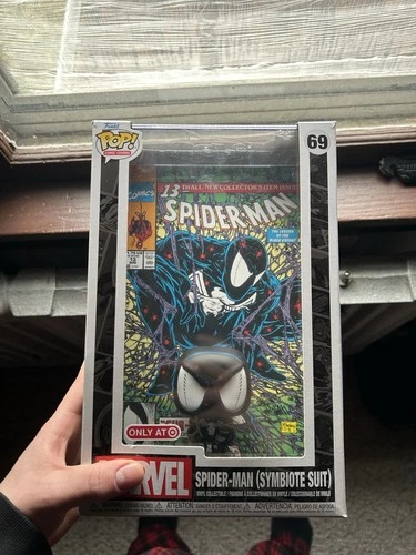 Funko Pop! Comic Cover: Marvel - Spider-Man (Symbiote Suit) - #69 Target Excl