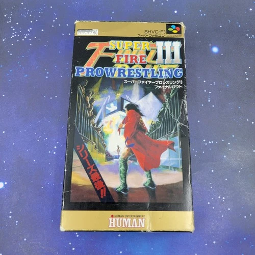 Super Fire Pro Wrestling III (Nintendo Super Famicom) JAPANESE Game 1385
