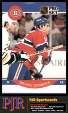 Mathieu Schneider 1990-91 Pro Set #158 Montreal Canadiens Rookie