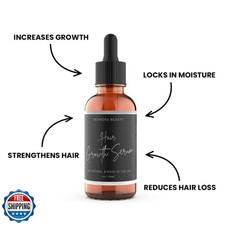 Rennora Hair Growth Serum with Organic Herbs and Natural Vitamins, Peppermint...