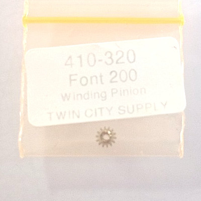 Font 200 Winding Pinion watch part #410/320 fits Wittnauer 13PF