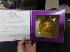 Birthstone Family Tree Ornaments NOVEMBER ornament Roman inc. box a little worn