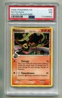 2006 POKEMON EX HOLON PHANTOMS RAYQUAZA #26/110 RARE NON-HOLO PSA 7 P1