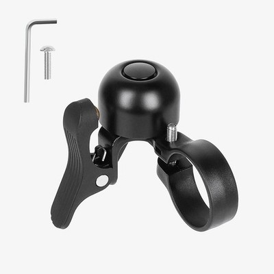 Fahrrad 100dB laut für Hupe für Lenker 27-30mm Durchmesser schwarz Alu