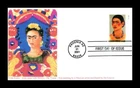 FRIDA KAHLO JOINT ISSUE WITH MEXICO FIRST DAY COVER FDC PHOENIX AZ 2001