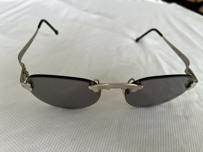 Karl Lagerfeld L 3801 B 135 rahmenlose Vintage Sonnenbrille/sunglasses 54/19/18