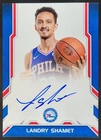 2018-19 Panini Donruss Landry Shamet Next Day Auto #11 RC Philadelphia 76ers JP2